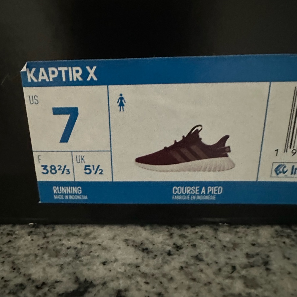 Adidas Burgundy Comfort Sneakers - Picture 5 of 5
